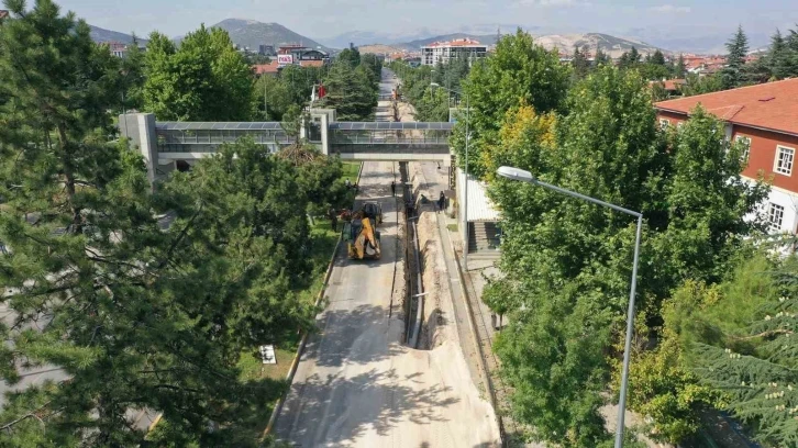 3 bölgeye içme suyu sağlayan boru hattında yenileme çalışması yapıldı
