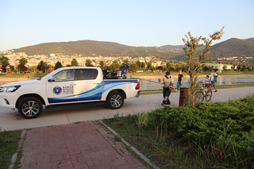 Bursa Büyükşehir'in sinekle mücadelesi