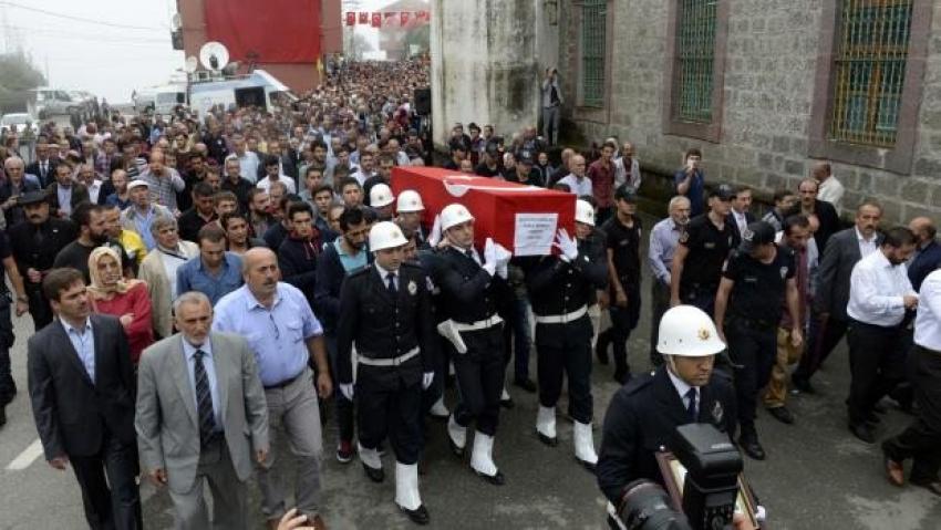 Şırnak'ta şehit olan polis memuru Soner Yıldırım'a son görev