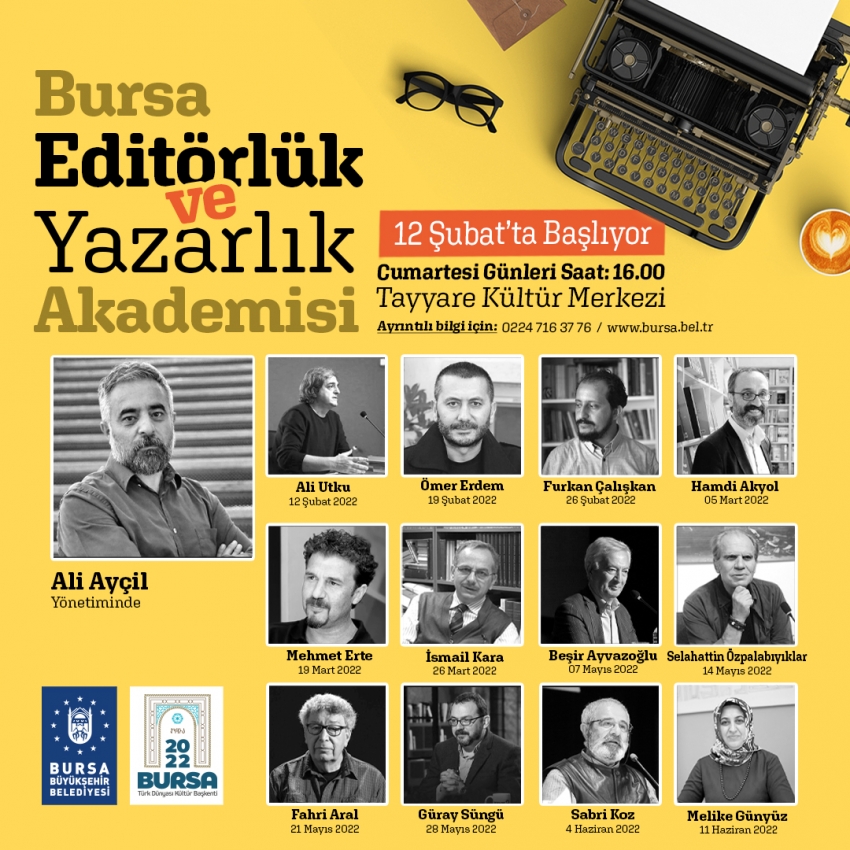 Bursa Editörlük ve Yazarlık Akademisi devam ediyor