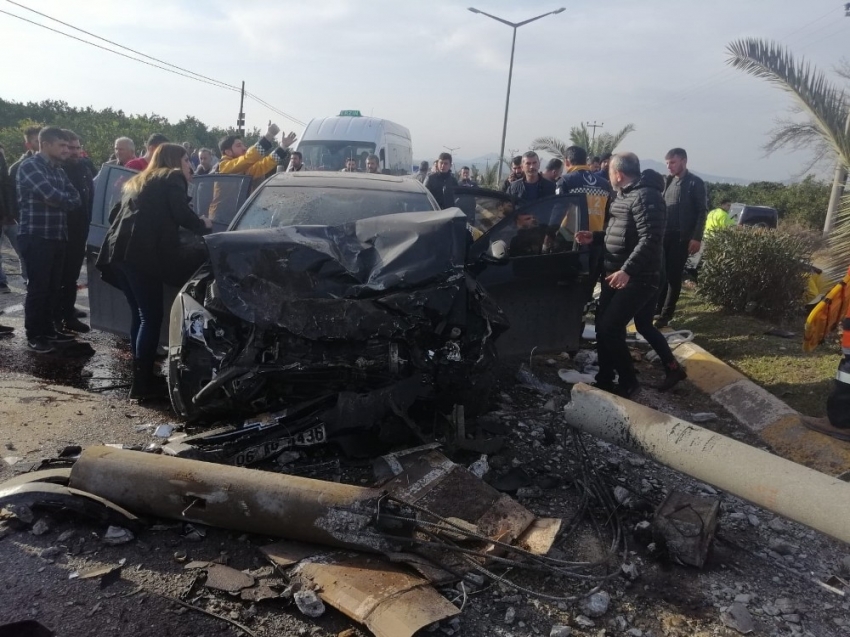 Hatay’da trafik kazası: 5 yaralı