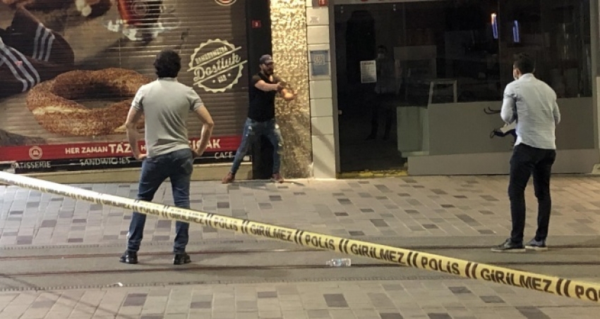 İstiklal Caddesi'nde korku dolu anlar!