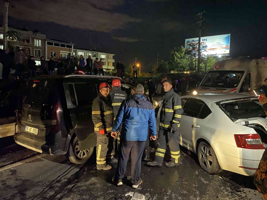 Alkollü sürücü hatalı sollama yaptı ortalık savaş alanına döndü