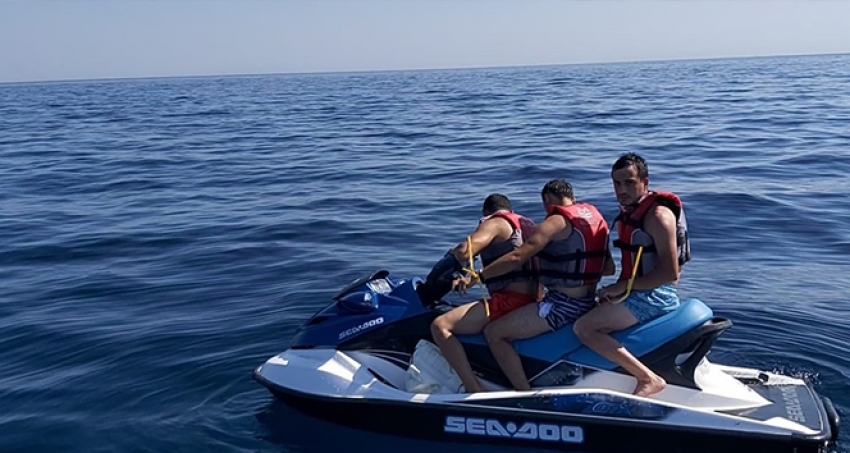 FETÖ'cüler Yunanistan'dan bunu beklemiyordu! Jet ski'yi bozup Türk karasularına bıraktılar