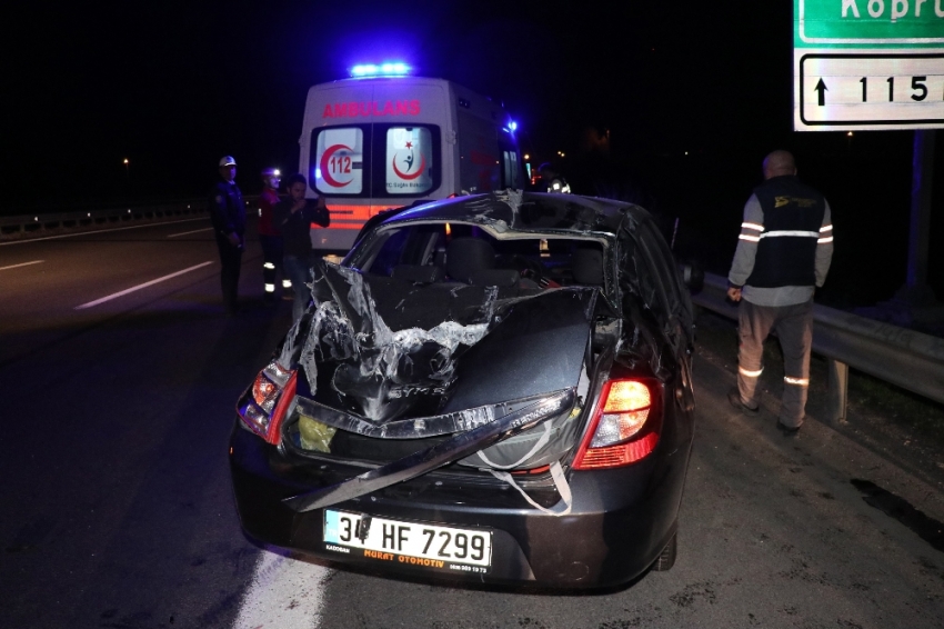 Bolu’da zincirleme trafik kazası: 7 yaralı