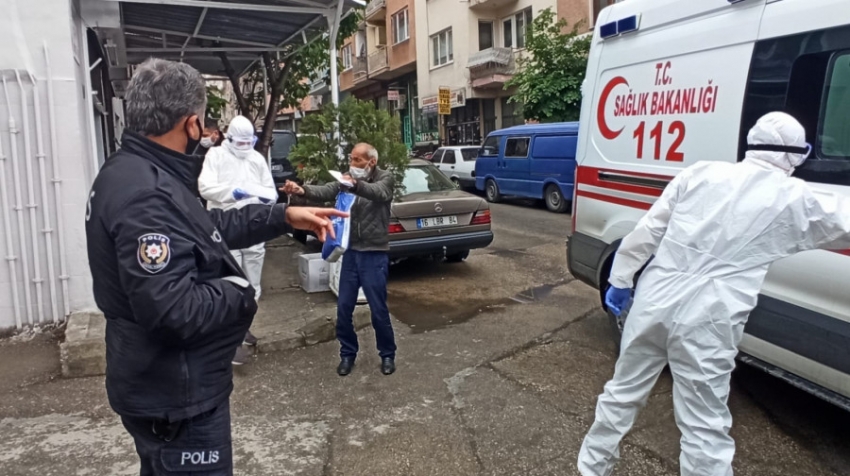 Bursa'da karantinadan kaçan adam...