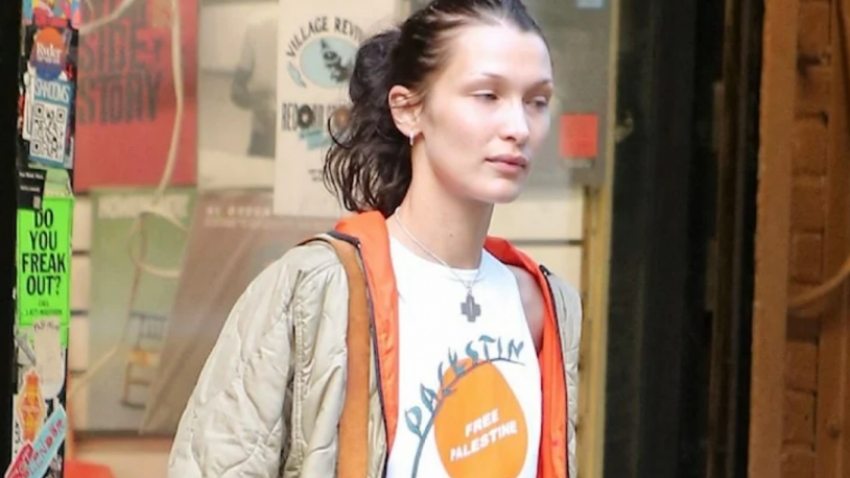 Bella Hadid’den tişörtlü 'Filistin' mesajı