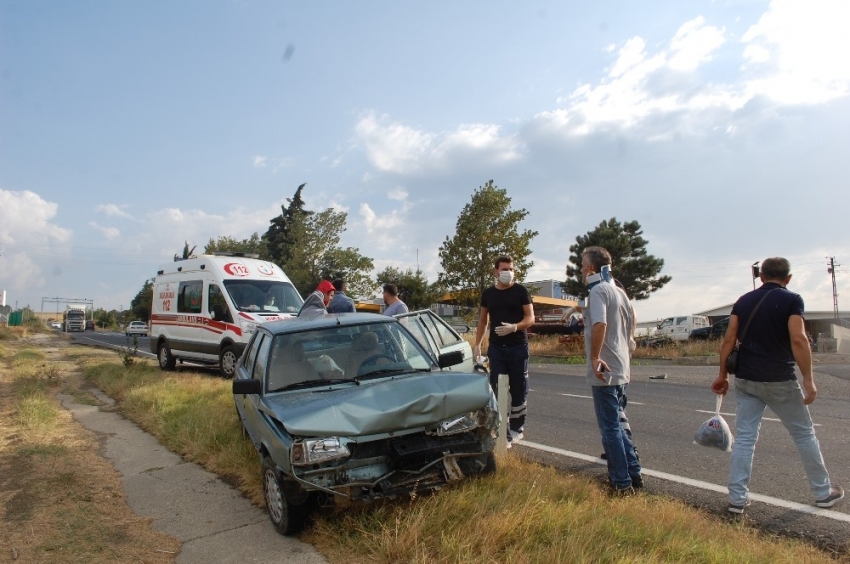 Trafik kazası: 2 yaralı