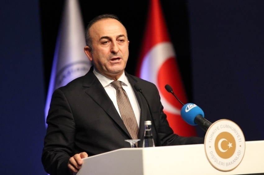 Çavuşoğlu, Fransız mevkidaşı ile görüştü