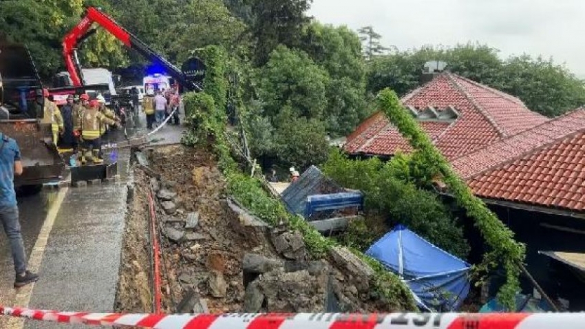 Göçük altında kalan şahıs 3 saatlik çalışmanın ardından kurtarıldı