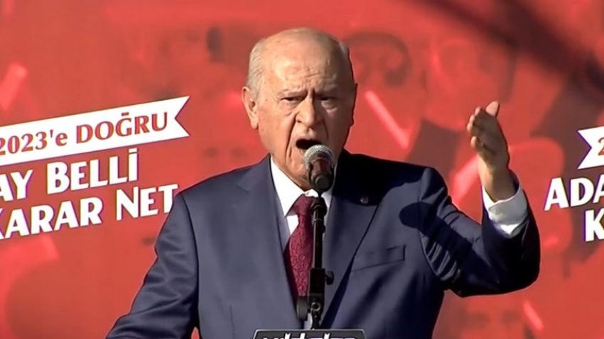 Devlet Bahçeli'den ilk seçim mitingi