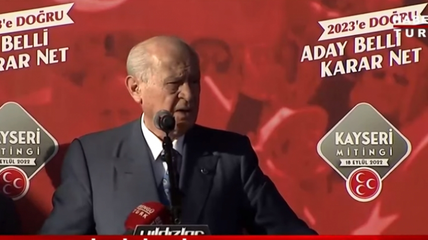 Devlet Bahçeli, Kayseri'de konuştu