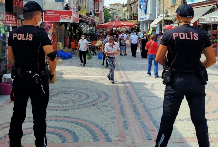 Maske denetiminde ilginç anlar yaşandı