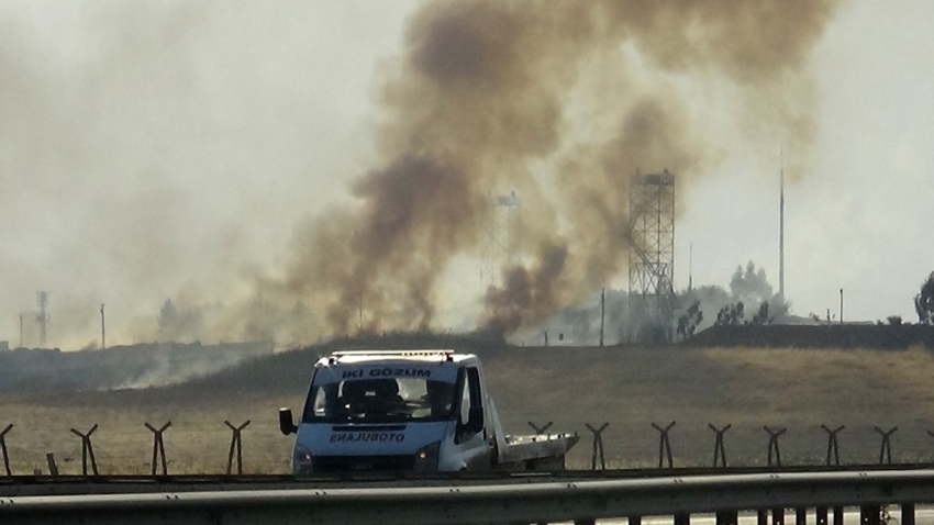 Nusaybin’de karakol yakınına havan topu düştü