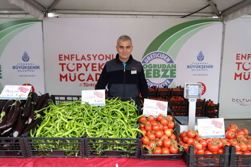 İstanbul’da tanzim satışında tonlarca sebze alındı