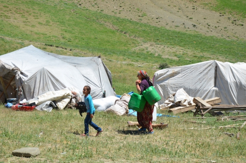 Göçerler, yaylalardaki yerini almaya başladı