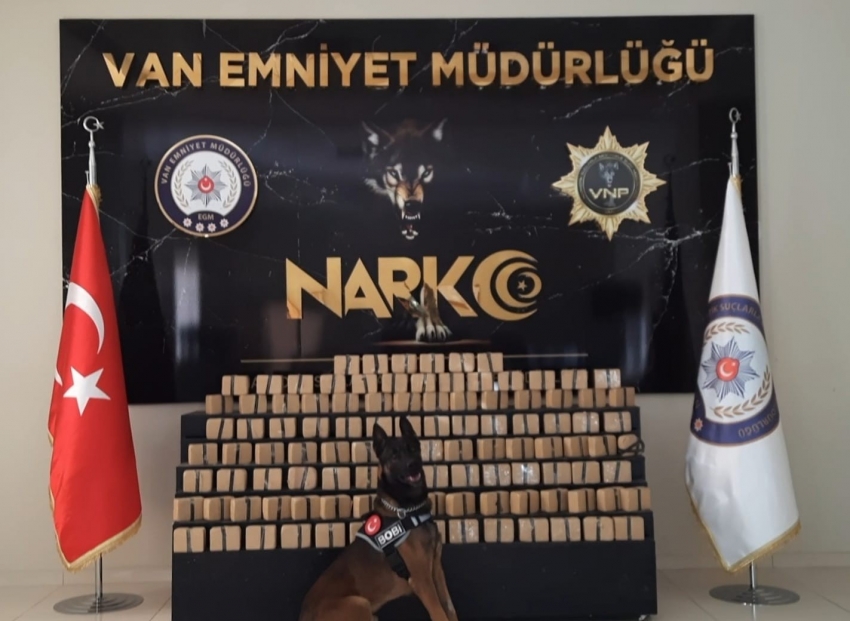 Van’da 53 kilo 851 gram eroin ele geçirildi