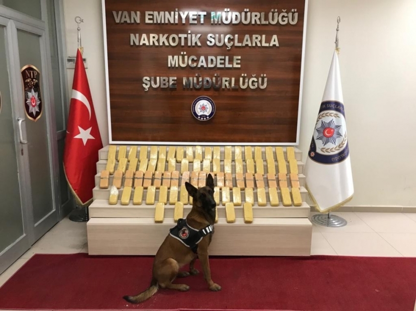 Van’da 41 kilo eroin ele geçirildi