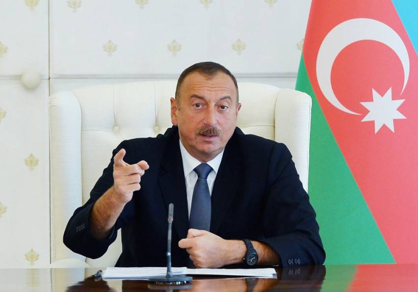 Aliyev’den başsağlığı mesajı