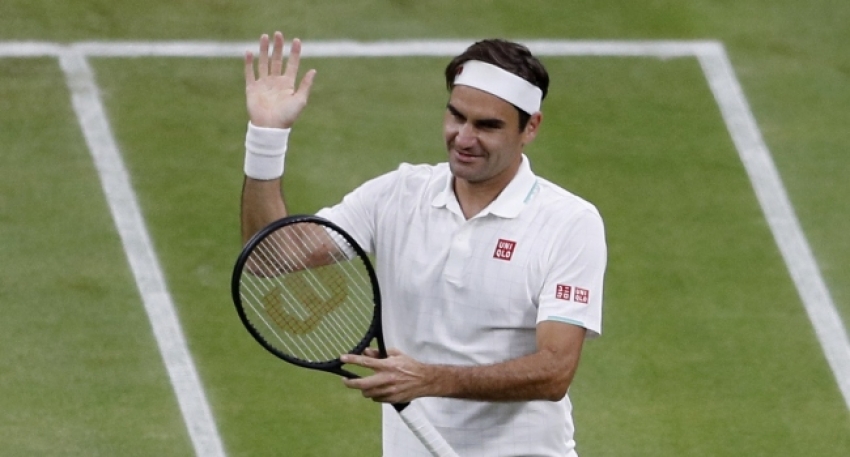 Federer veda için Londra'da