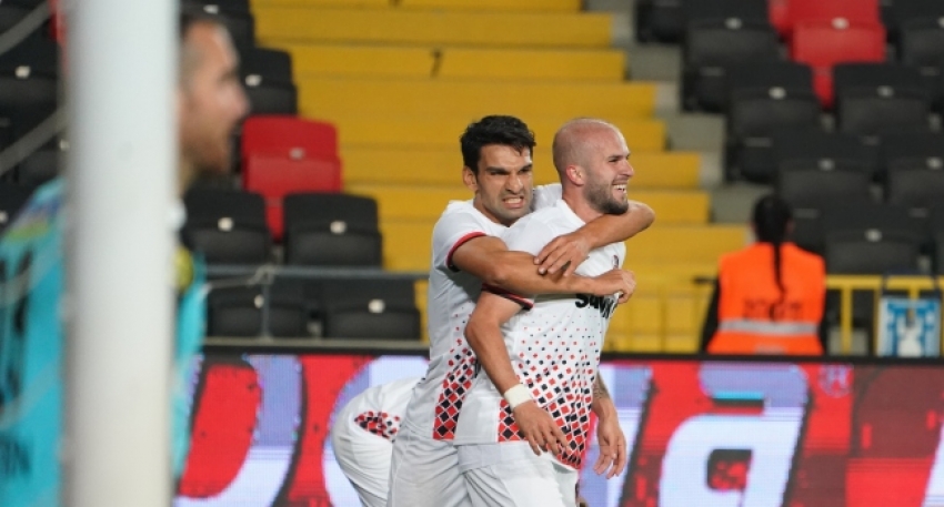 Gaziantep FK, 3 puanı 2 golle aldı