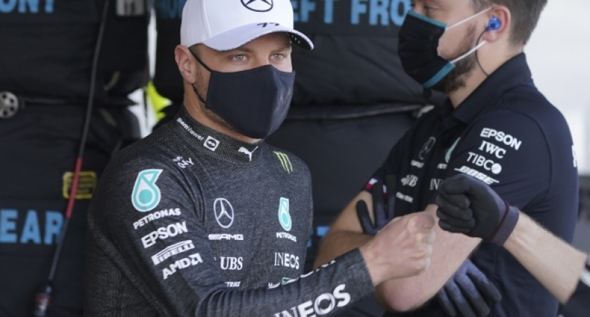 Meksika'da pole pozisyonu Bottas'ın