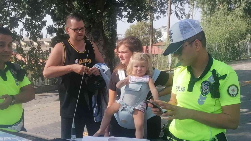 Trafikte kural tanımaz turistler cezadan kaçamadı