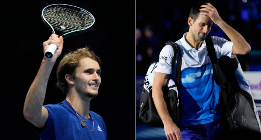 Zverev, Djokovic'i eledi