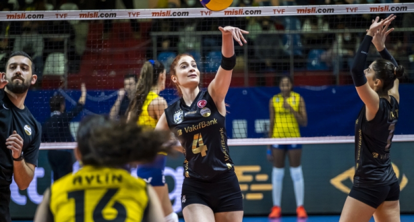 Dev maçta kazanan VakıfBank