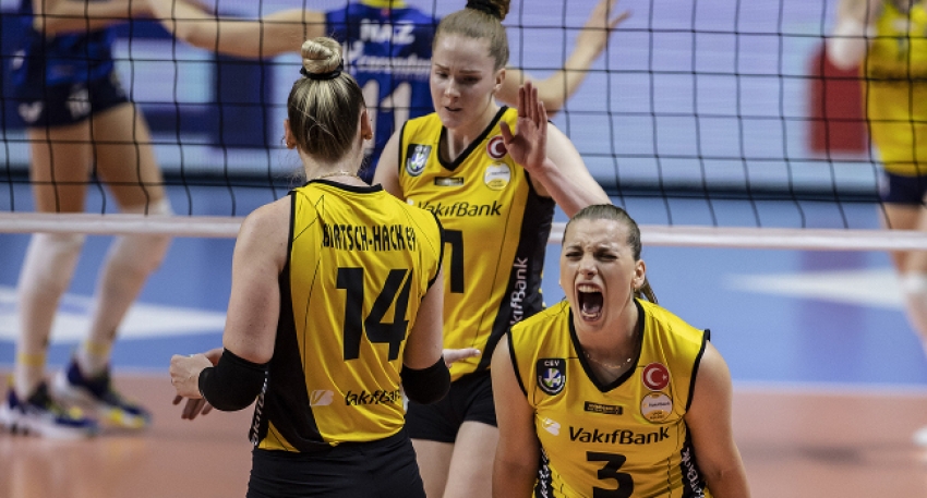 CEV Şampiyonlar Ligi'nde finale VakıfBank çıktı