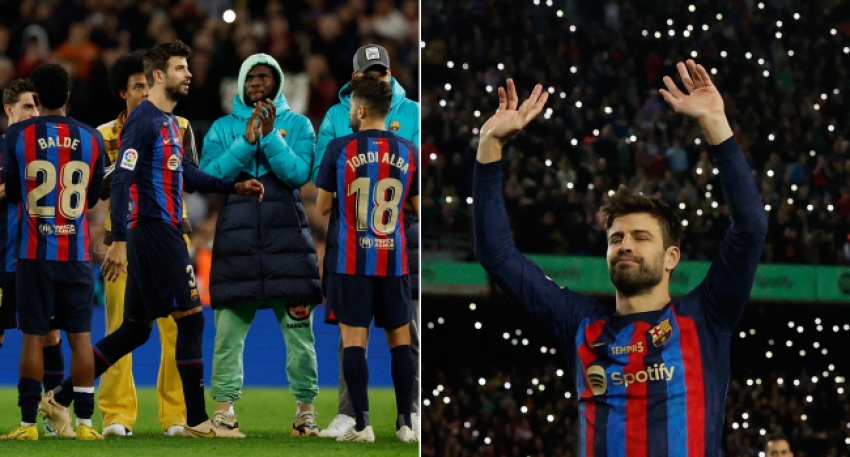 Barcelona, Pique'yi galibiyetle uğurladı