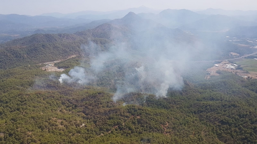 Muğla’daki yangın kısmen kontrol altına alındı