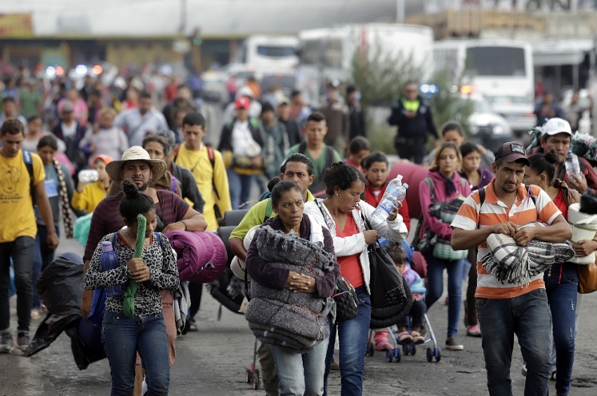 İlk göçmen kafilesi Mexico City’ye ulaştı