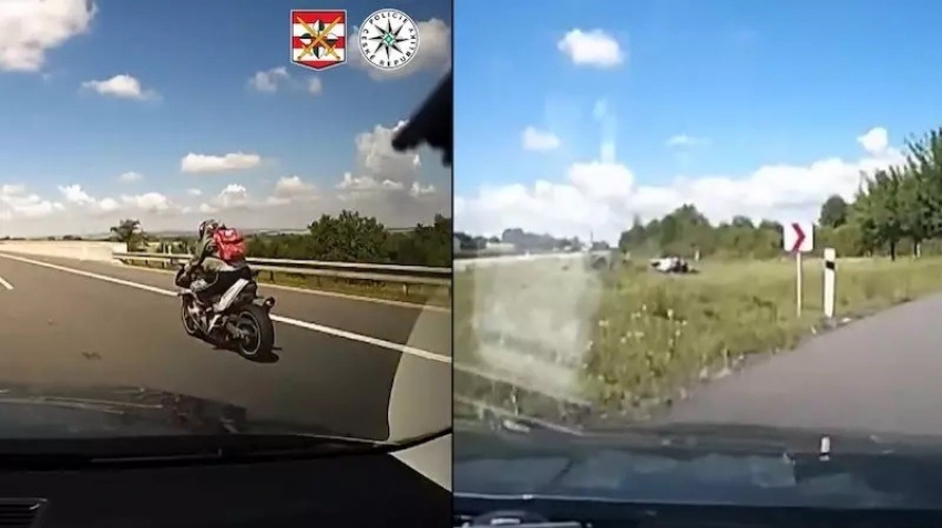 245 Km. Hızla Kaçmaya Çalışan Motosikletlinin Kötü Sonu