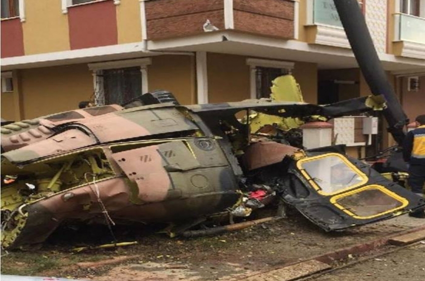 İstanbul’da helikopter düştü: 4 şehit, 1 yaralı