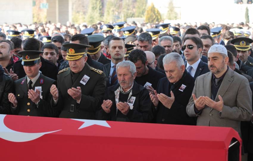 Ankara şehidini uğurladı