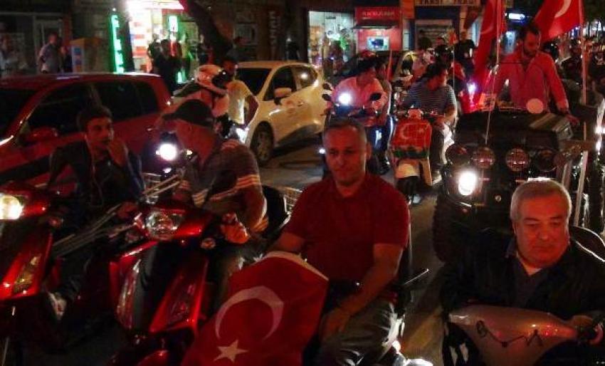 Terörü böyle protesto ettiler