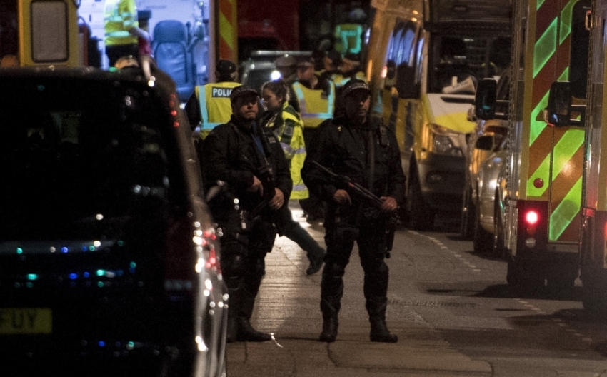 Londra’da korku dolu dakikalar