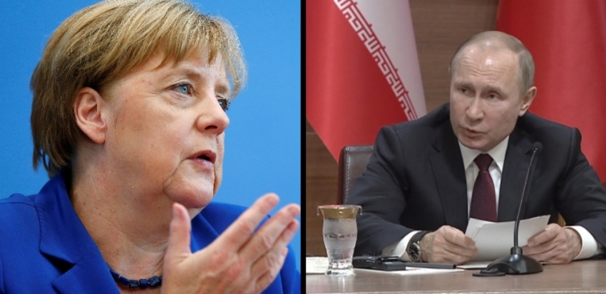 Merkel ve Putin’den Suriye görüşmesi