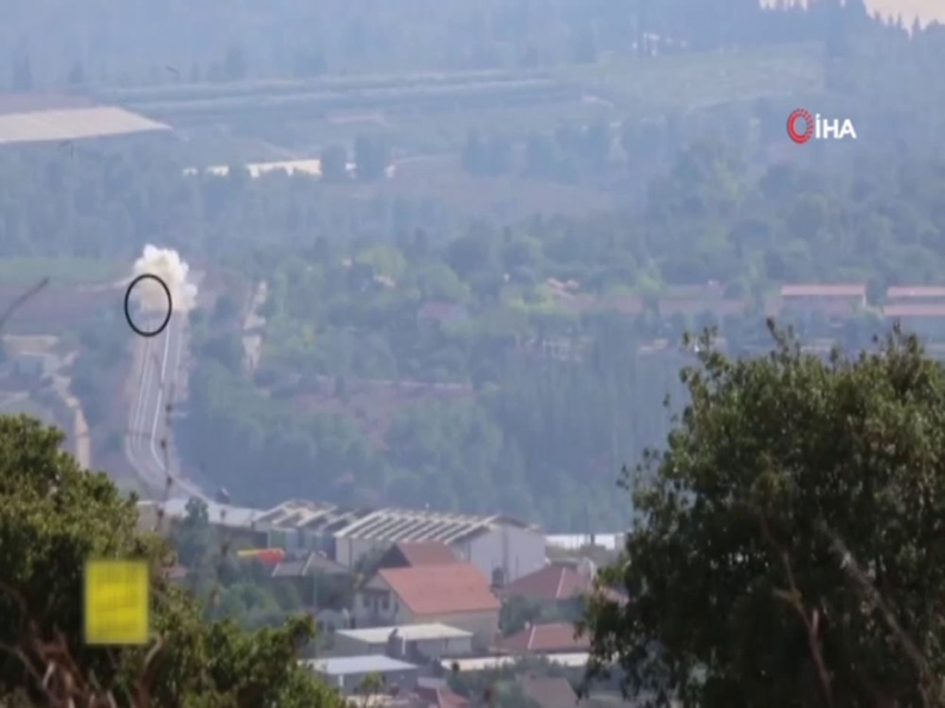 Hizbullah, vurduğu İsrail askeri aracının görüntülerini yayınladı