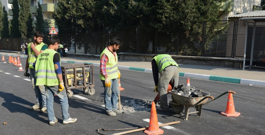 Asfalt çalışması Yıldırım trafiğine nefes aldırdı