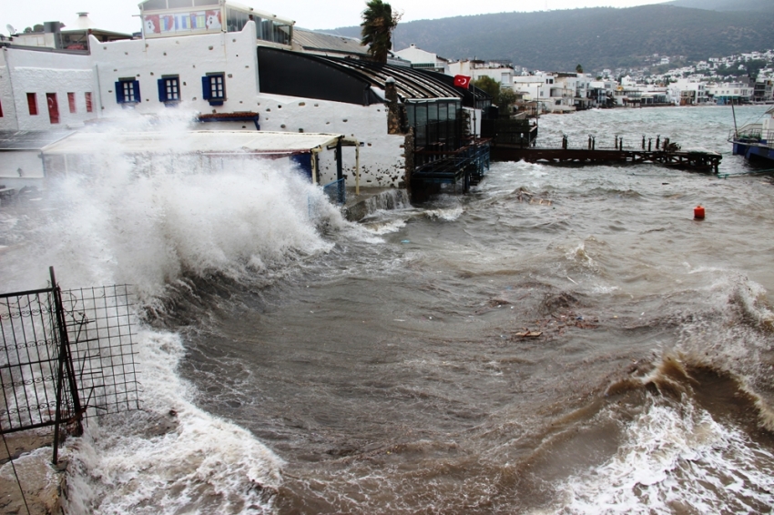 Bodrum’da fırtına kabusu