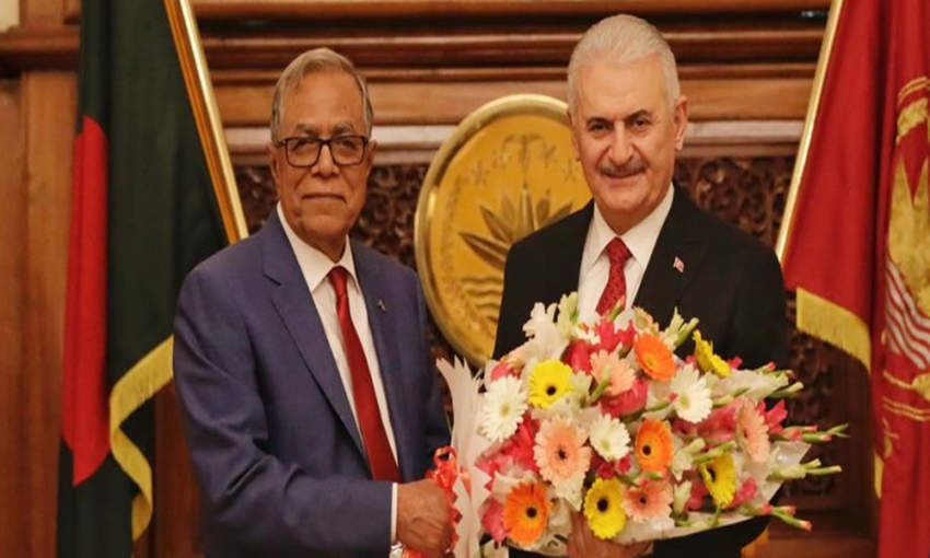 Bangladeş Cumhurbaşkanı Abdul Hamid ile görüştü