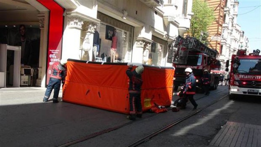 İstiklal Caddesi'nde hareketli dakikalar