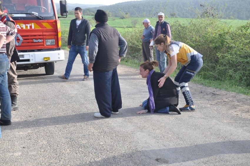 Eşinin cesedi çıkarılırken, ’Canı yanmasın’ diyerek gözyaşı döktü