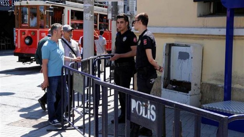 İstiklal Caddesi’nde polis noktaları kuruldu