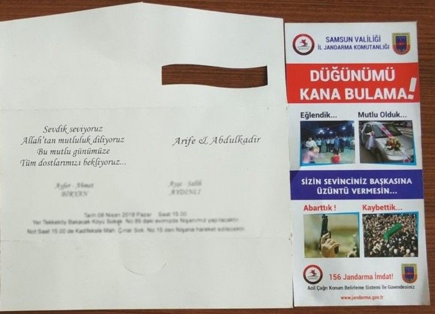 “Düğünümü Kana Bulama” uygulaması