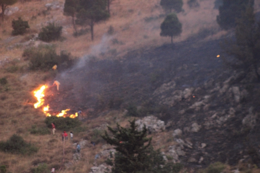 Hatay’da korkutan yangını