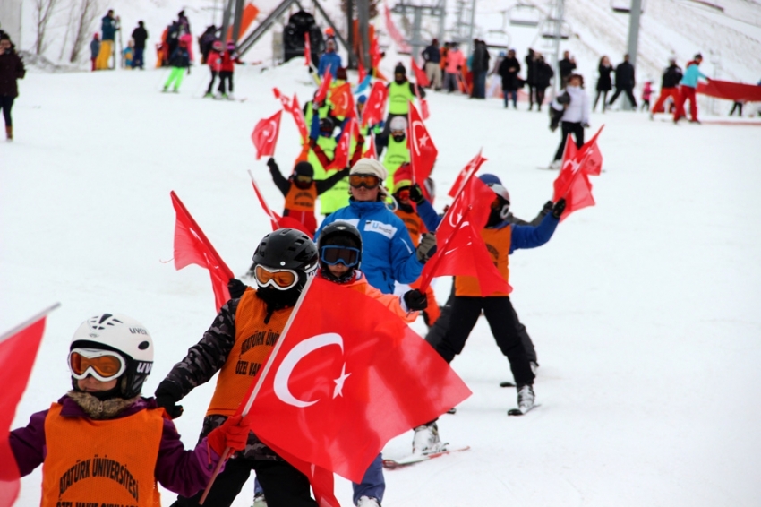 Palandöken’de sömestr yoğunluğu