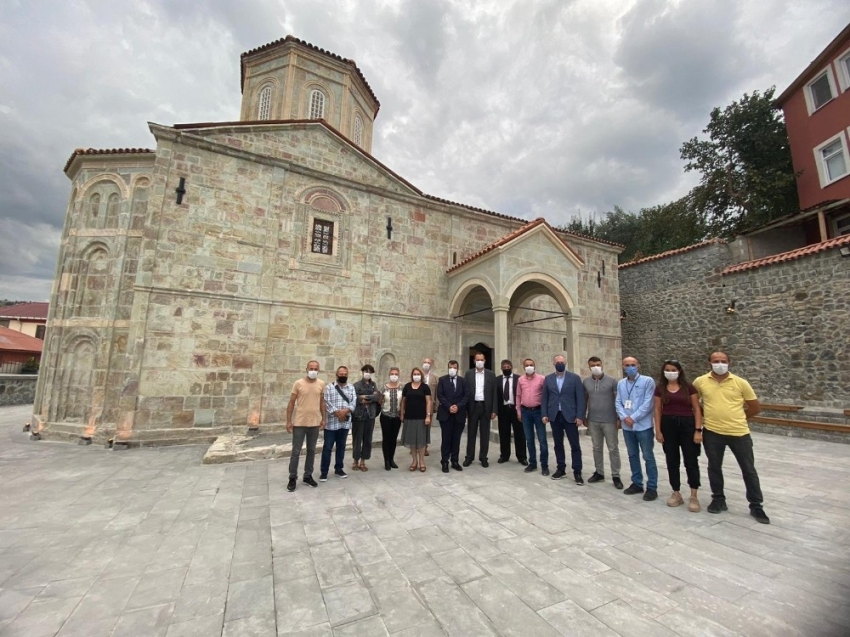 Sümela Manastırı’ndaki ayin için geldiler, orayı da ziyaret ettiler